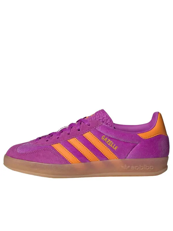 Кроссовки газель для помещений Adidas — изображение 1 из 4, фиолетовый/оранжевый