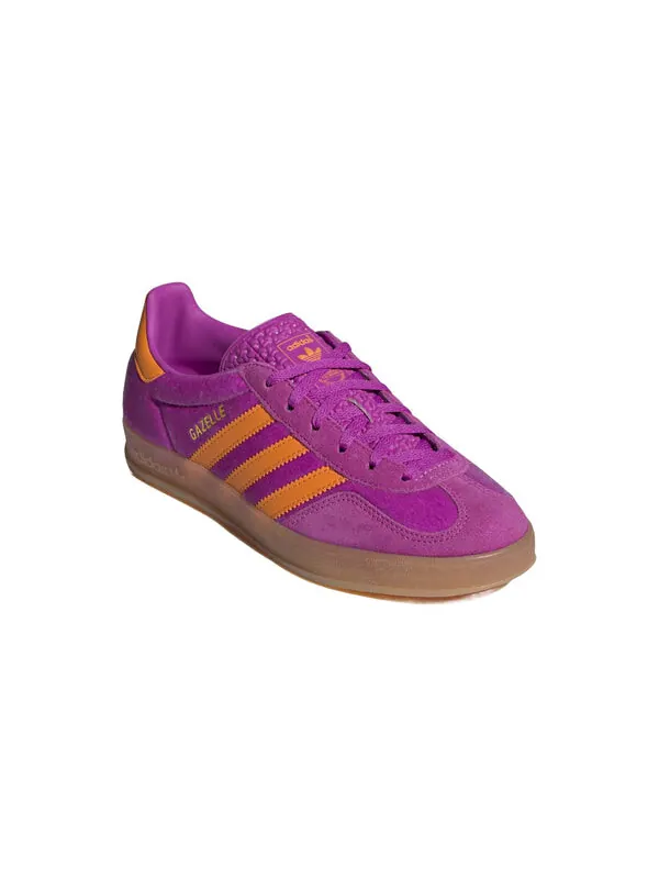 Кроссовки газель для помещений Adidas — изображение 3 из 4, фиолетовый/оранжевый