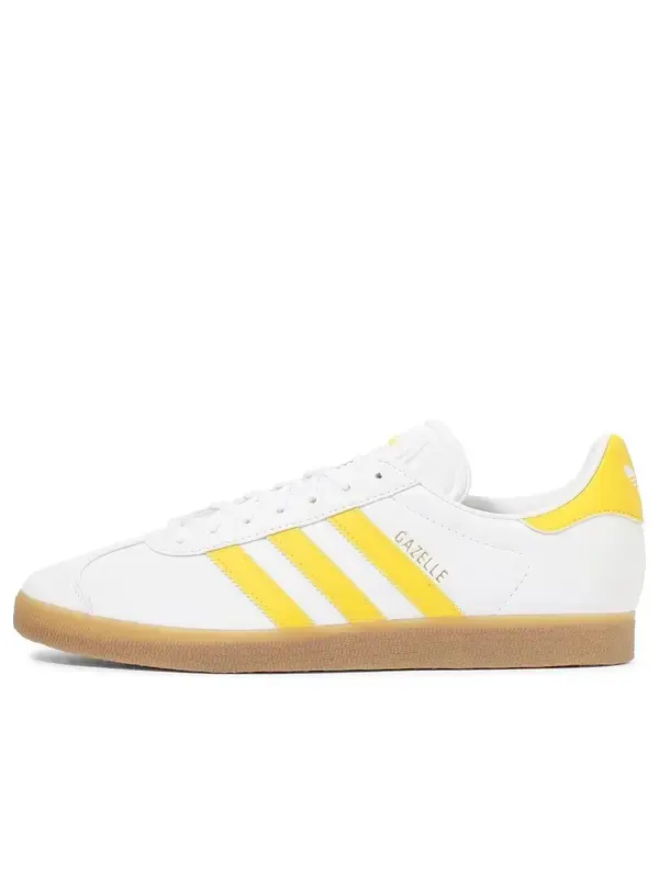 Кроссовки газель Adidas — изображение 1 из 4, белый/золотистый
