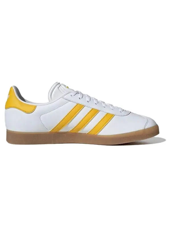 Кроссовки газель Adidas — изображение 2 из 4, белый/золотистый