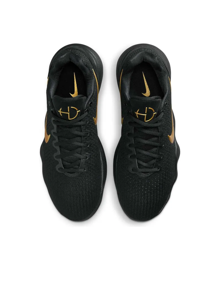 Кроссовки Nike Hyperdunk 2017 Low 'Black Gold' — изображение 2 из 6, черный
