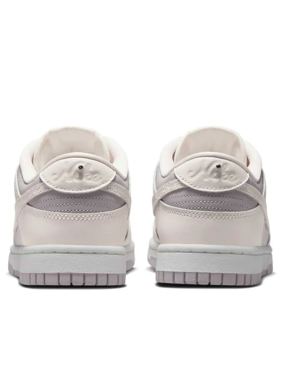 Кроссовки (WMNS) Nike Dunk Low 'Platinum Violet Sail' — изображение 5 из 6, бежевый