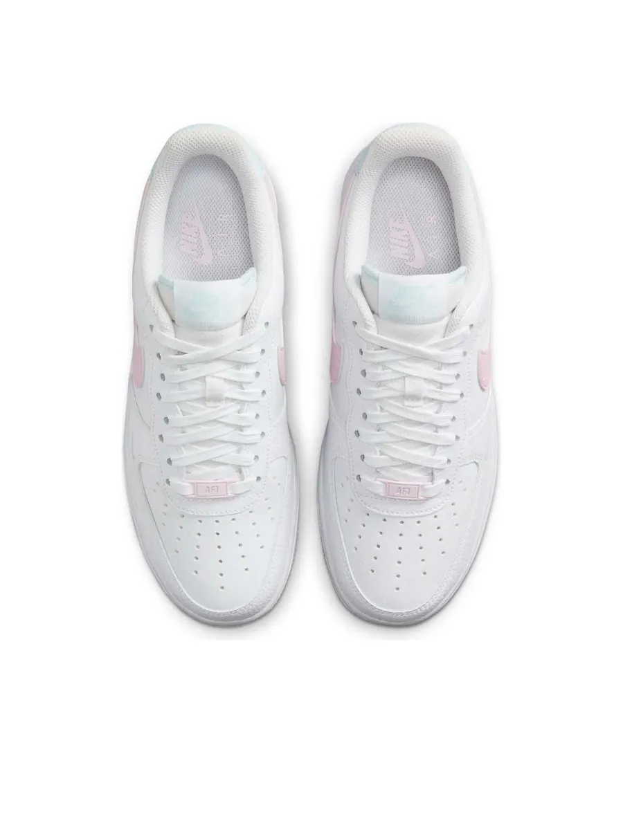 Кроссовки (WMNS) Nike Air Force 1 '07 'White Pink Foam Glacier Blue' — изображение 4 из 6, белый