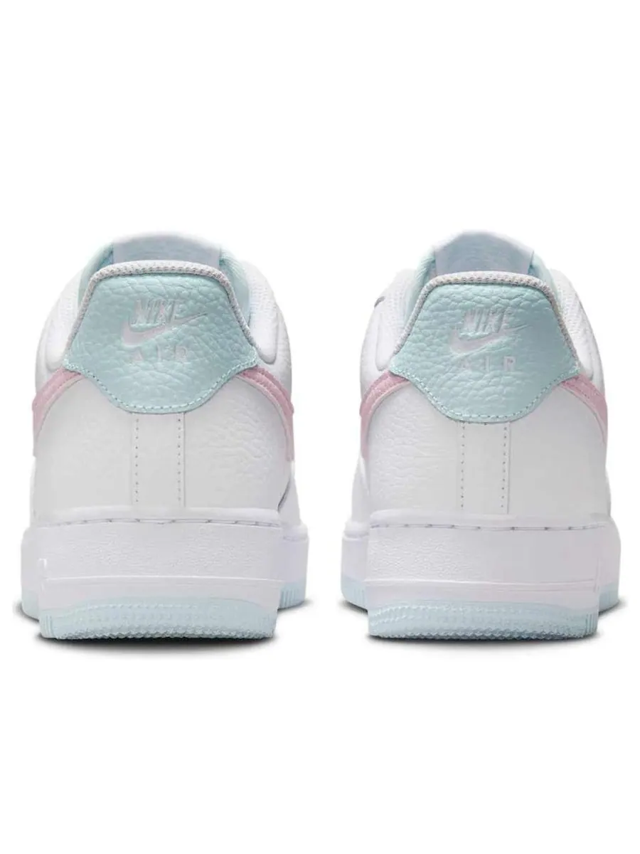 Кроссовки (WMNS) Nike Air Force 1 '07 'White Pink Foam Glacier Blue' — изображение 5 из 6, белый