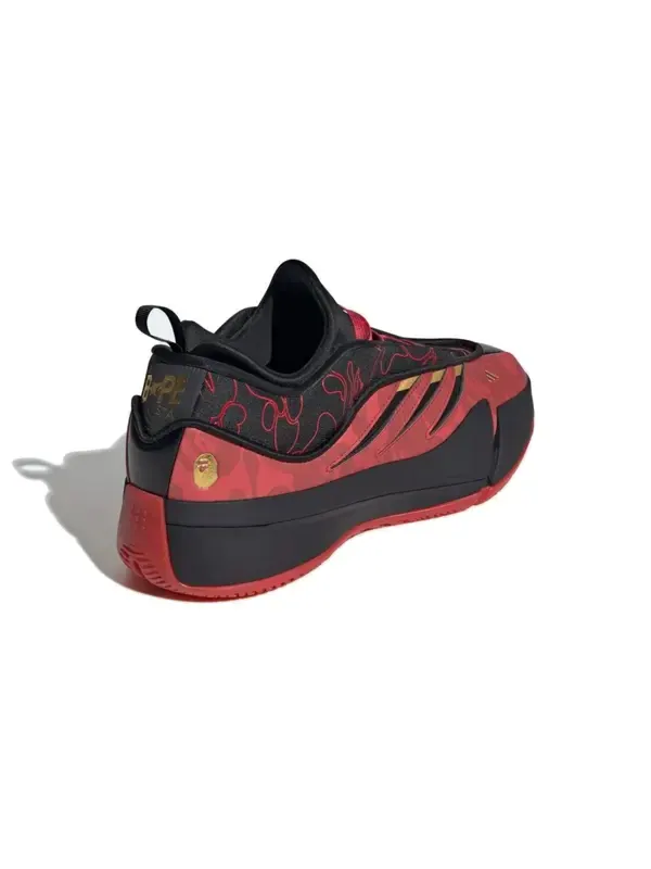 Кроссовки xa bathing ape dame 9 Adidas — изображение 4 из 4, черный/красный