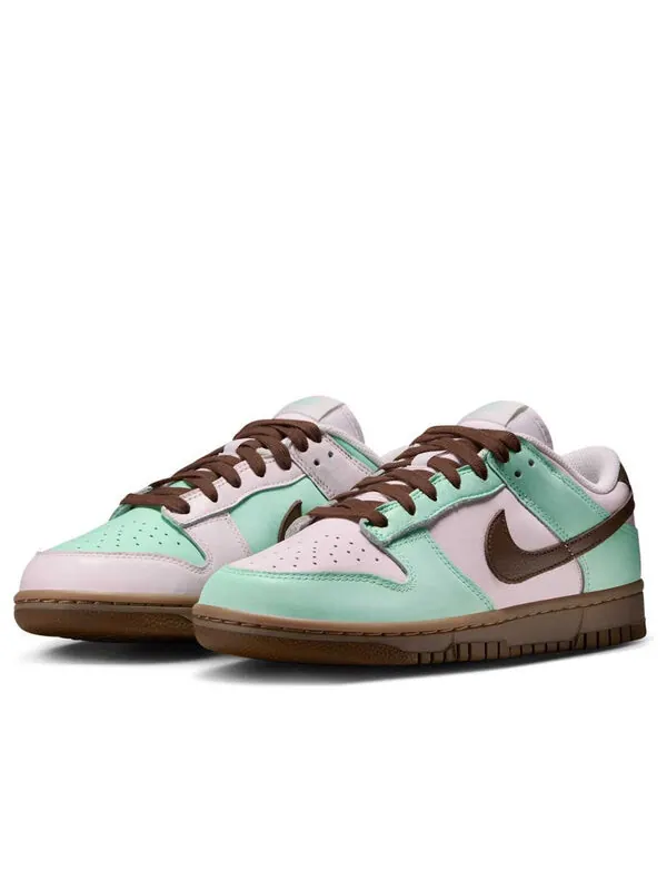 Кроссовки dunk low 'pearl pink mint foam gum' Nike — изображение 3 из 4, розовый