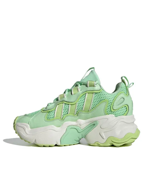 Кроссовки оригиналы ozthemis Adidas — изображение 1 из 3, зеленый/белый
