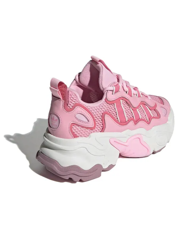 Кроссовки оригиналы ozthemis Adidas — изображение 2 из 3, розовый/белый