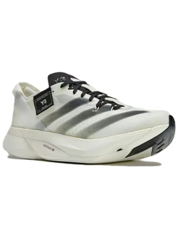 Кроссовки y-3 adios pro 3.0 'off white core black' Adidas — изображение 3 из 4, белый/черный