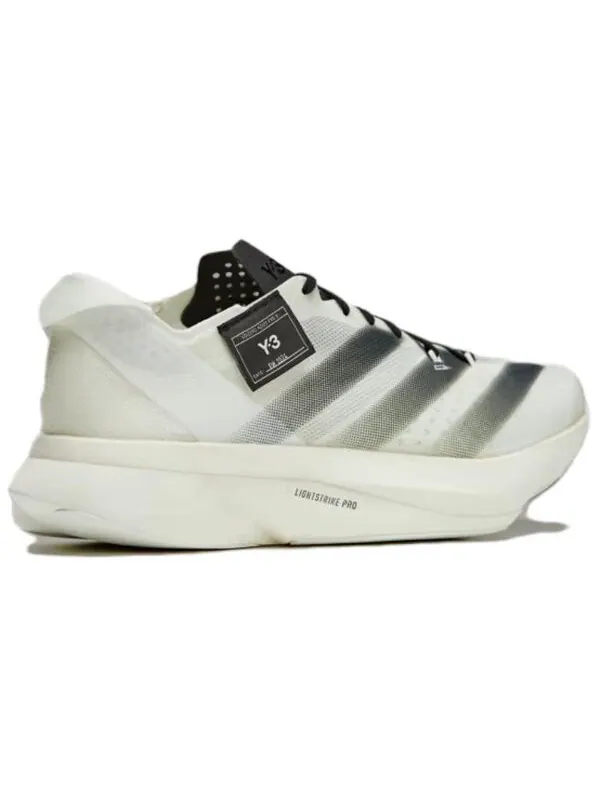 Кроссовки y-3 adios pro 3.0 'off white core black' Adidas — изображение 4 из 4, белый/черный