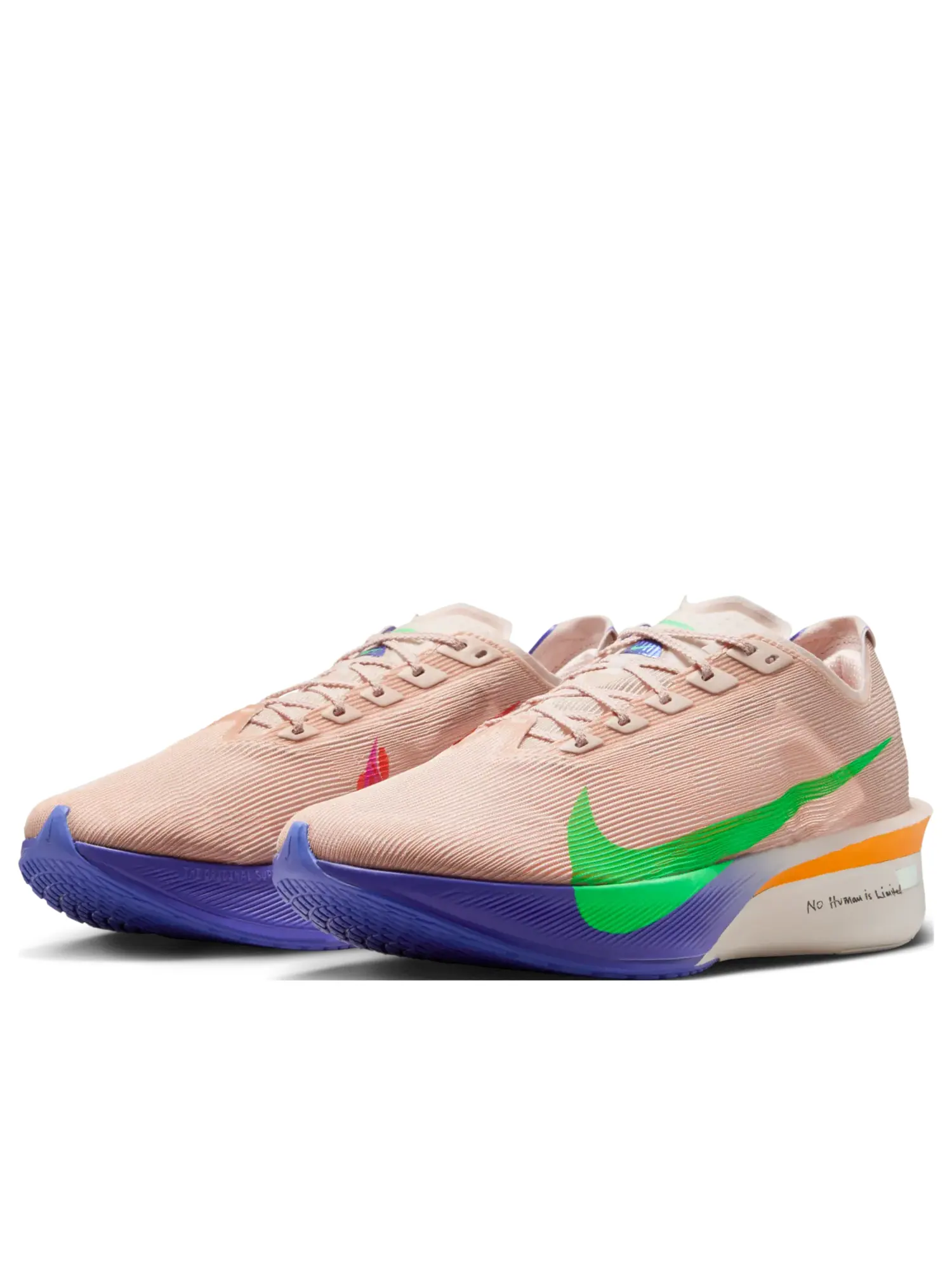 Кроссовки Nike x Eliud Kipchoge No Human is Limited Zoom Vaporfly 4 'Muti-Color' — изображение 4 из 6, мульти