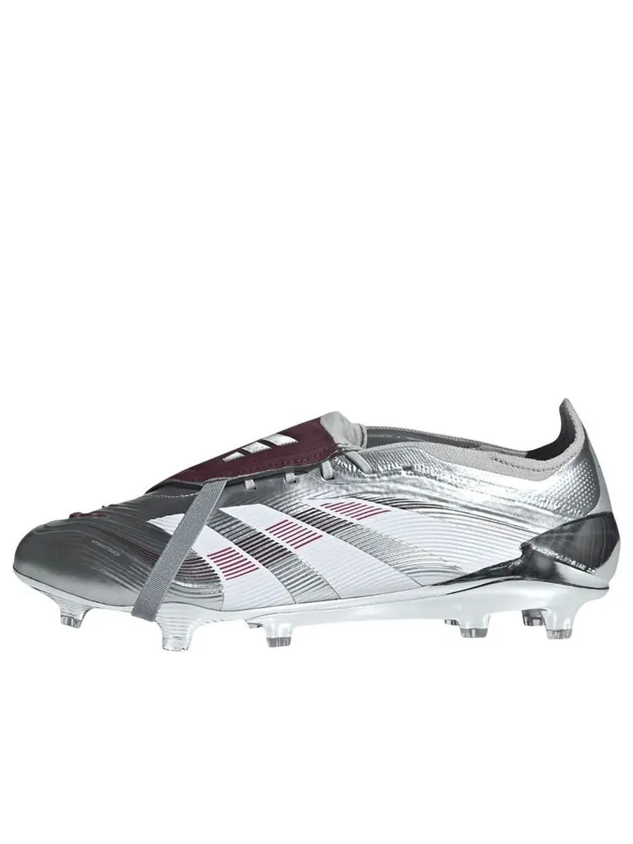 Кроссовки adidas x Jude Bellingham Predator Elite Foldover Tongue FG 'Chrome Dream' — изображение 1 из 6, серебряный