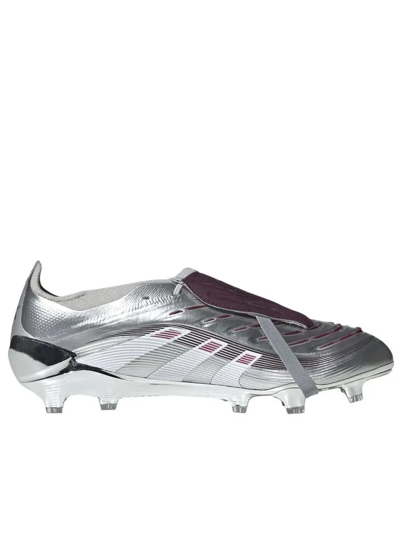 Кроссовки adidas x Jude Bellingham Predator Elite Foldover Tongue FG 'Chrome Dream' — изображение 2 из 6, серебряный
