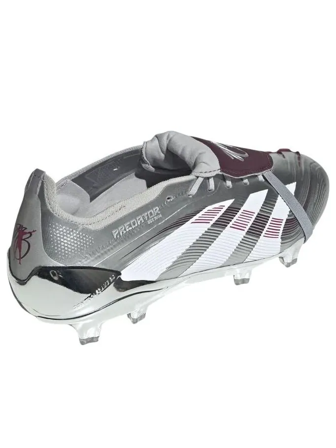 Кроссовки adidas x Jude Bellingham Predator Elite Foldover Tongue FG 'Chrome Dream' — изображение 4 из 6, серебряный