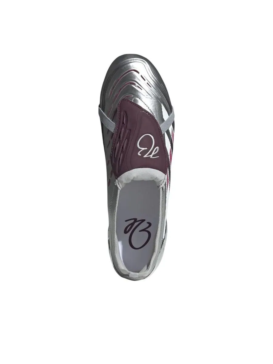 Кроссовки adidas x Jude Bellingham Predator Elite Foldover Tongue FG 'Chrome Dream' — изображение 5 из 6, серебряный
