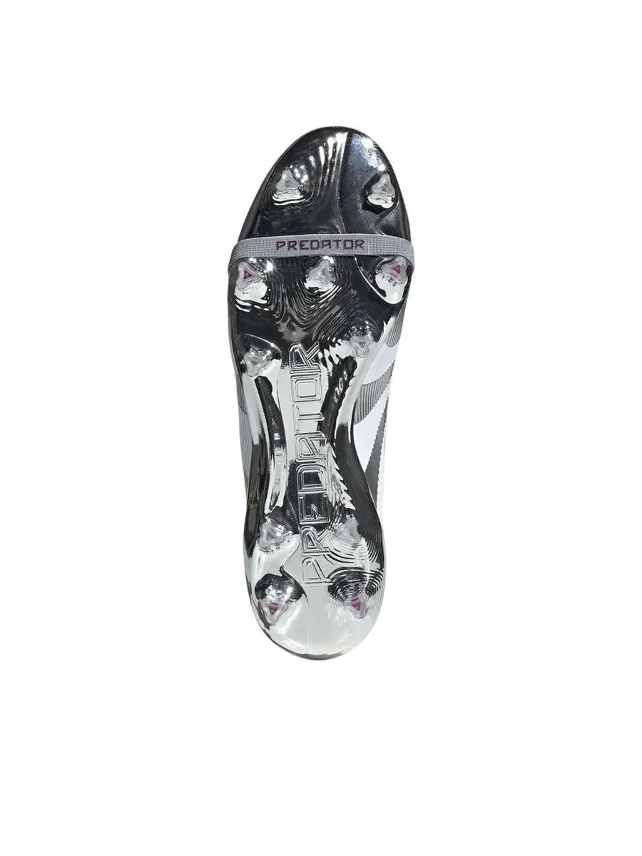 Кроссовки adidas x Jude Bellingham Predator Elite Foldover Tongue FG 'Chrome Dream' — изображение 6 из 6, серебряный