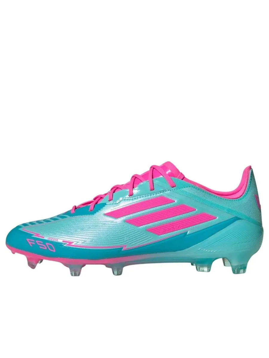 Кроссовки adidas x Lionel Messi F50 Elite FG 'Miami' — изображение 1 из 6, бирюзовый