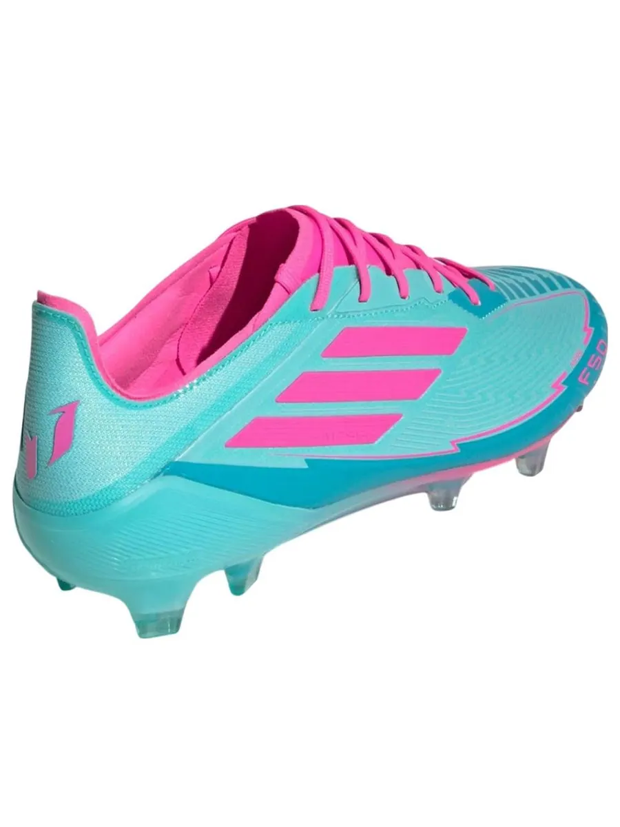 Кроссовки adidas x Lionel Messi F50 Elite FG 'Miami' — изображение 4 из 6, бирюзовый