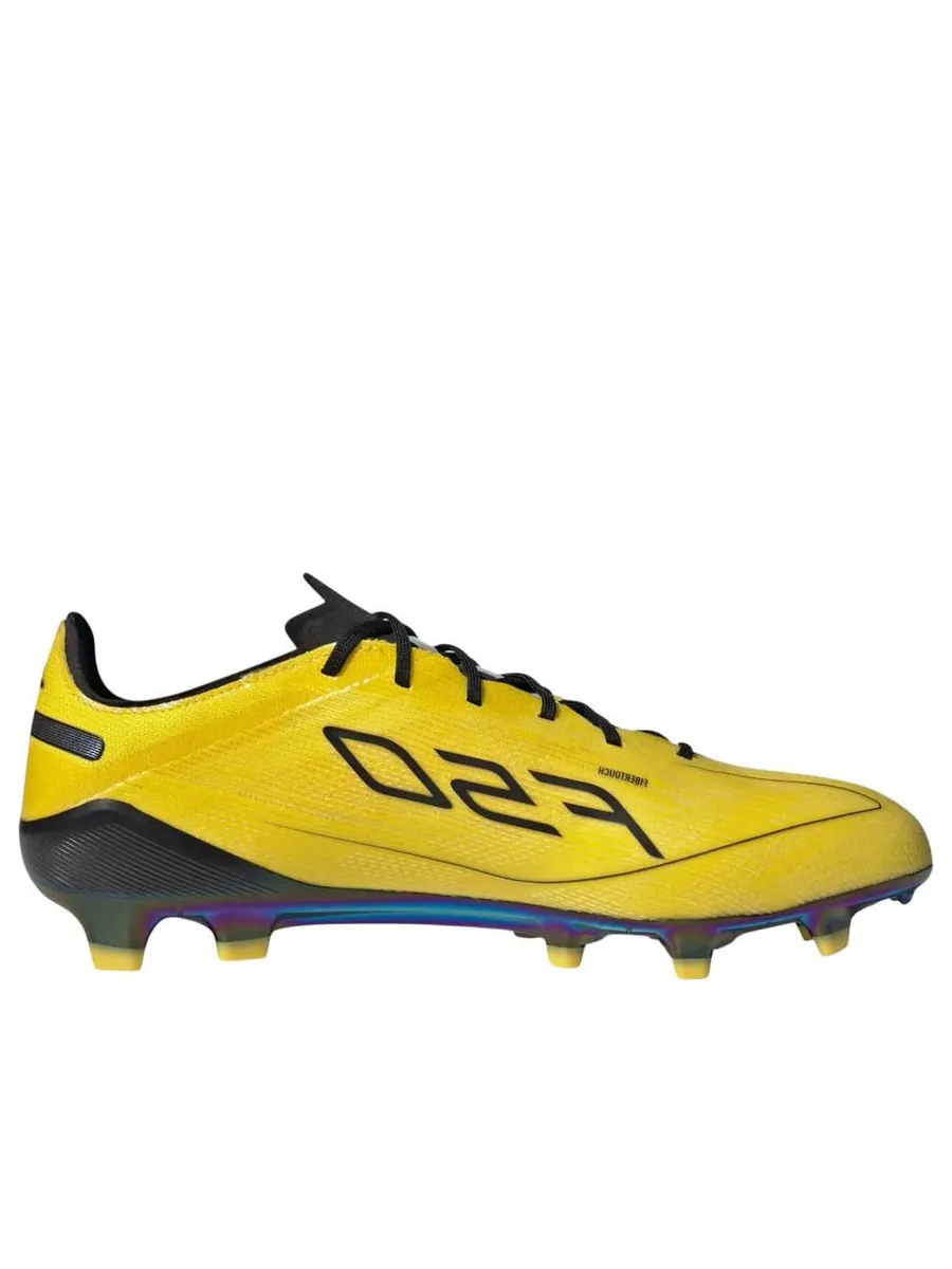 Кроссовки adidas F50 Elite 2010 Leather FG 'Yellow Black' — изображение 2 из 6, желтый