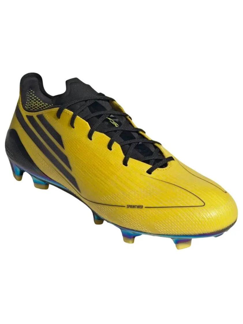 Кроссовки adidas F50 Elite 2010 Leather FG 'Yellow Black' — изображение 3 из 6, желтый
