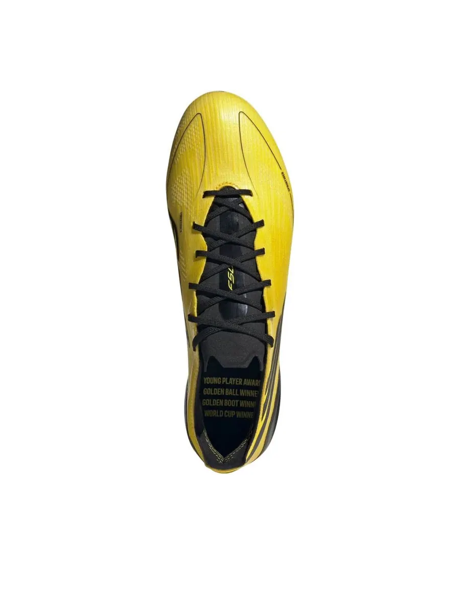 Кроссовки adidas F50 Elite 2010 Leather FG 'Yellow Black' — изображение 5 из 6, желтый