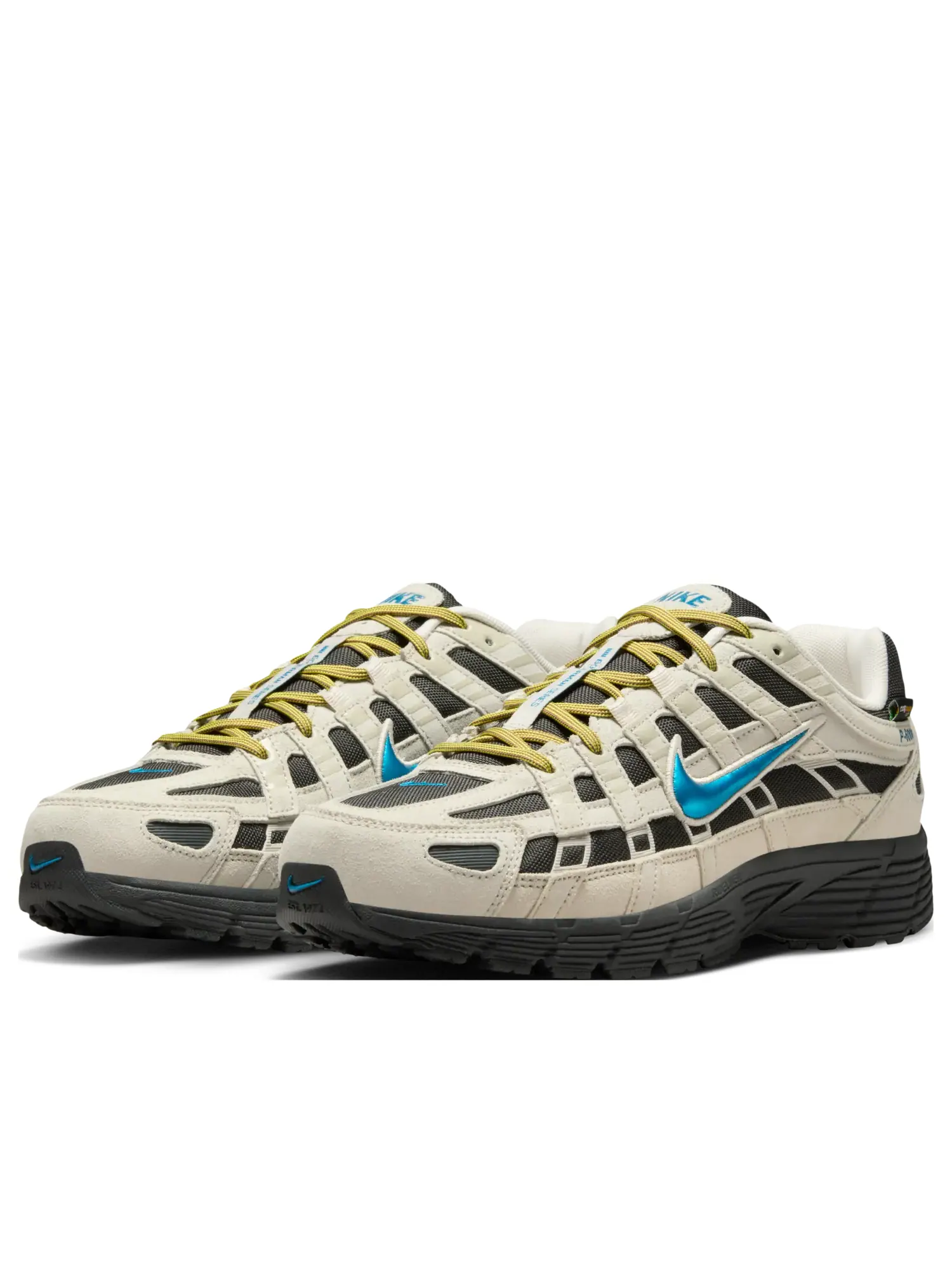 Кроссовки Nike P-6000 Premium Cordura 'Light Orewood Brown Green Abyss' — изображение 4 из 5, бежевый