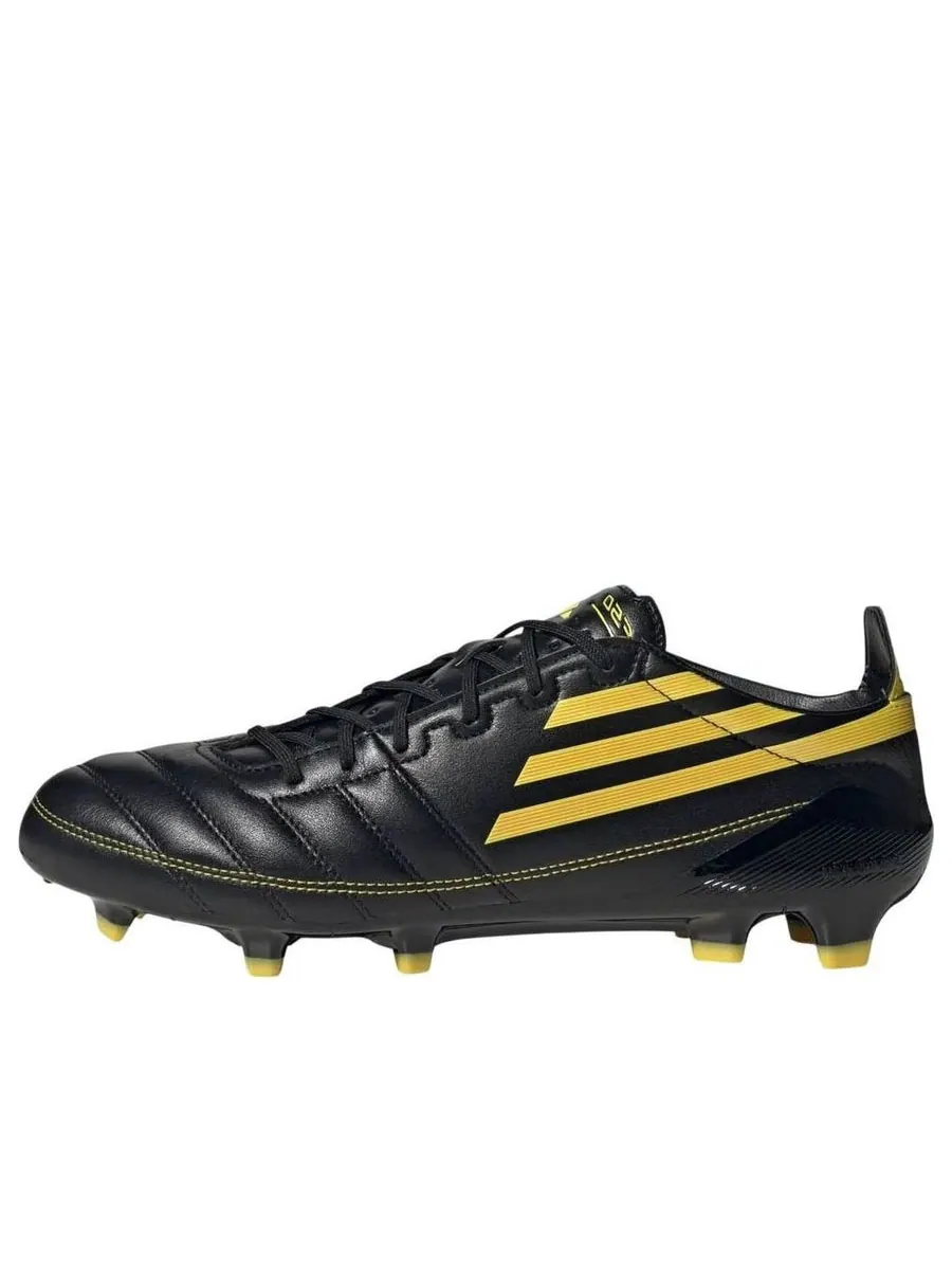 Кроссовки adidas F50 Elite 2010 Leather FG 'Black Yellow' — изображение 1 из 5, черный