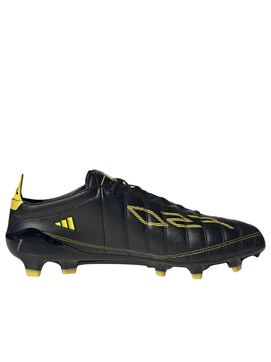Кроссовки adidas F50 Elite 2010 Leather FG 'Black Yellow' — изображение 2 из 5, черный