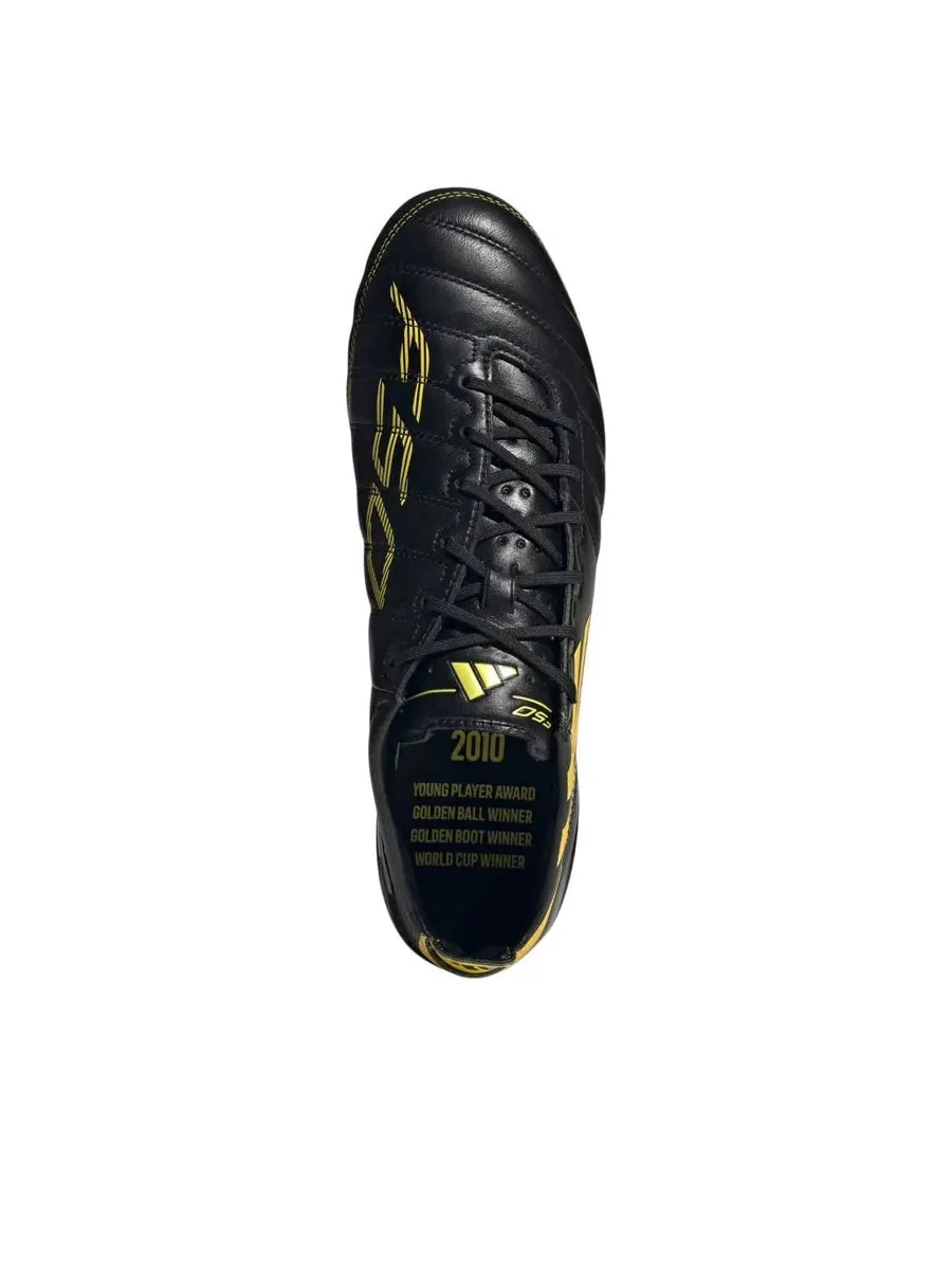 Кроссовки adidas F50 Elite 2010 Leather FG 'Black Yellow' — изображение 4 из 5, черный