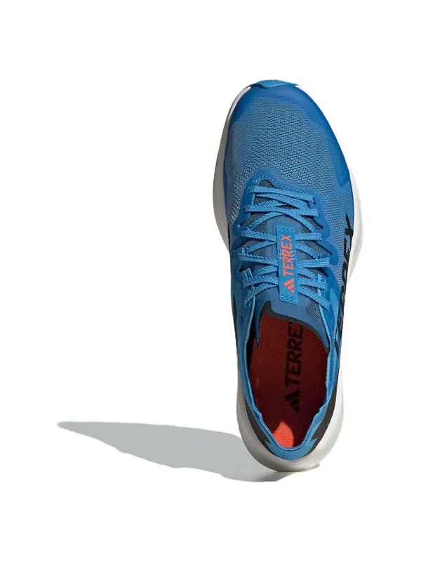Кроссовки terrex agravic speed trail running sneakers Adidas — изображение 2 из 3, синий/белый/черный