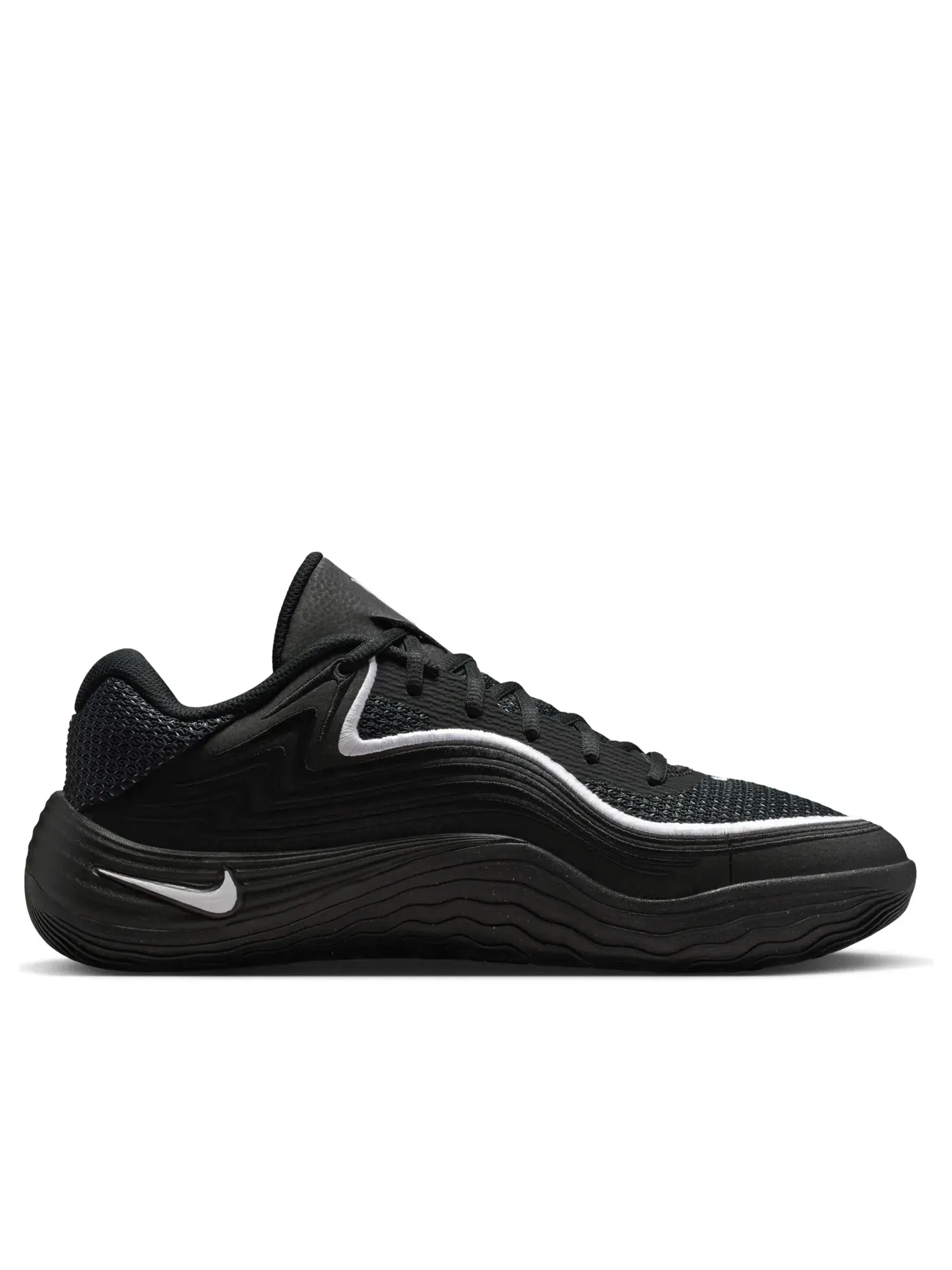 Кроссовки Nike Precision 8 Low 'Black White' — изображение 2 из 7, черный