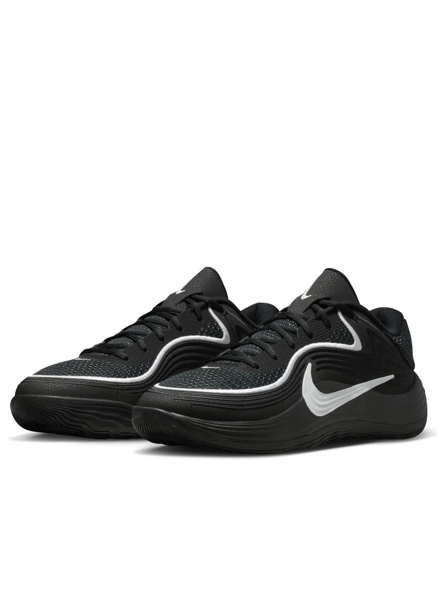 Кроссовки Nike Precision 8 Low 'Black White' — изображение 4 из 7, черный