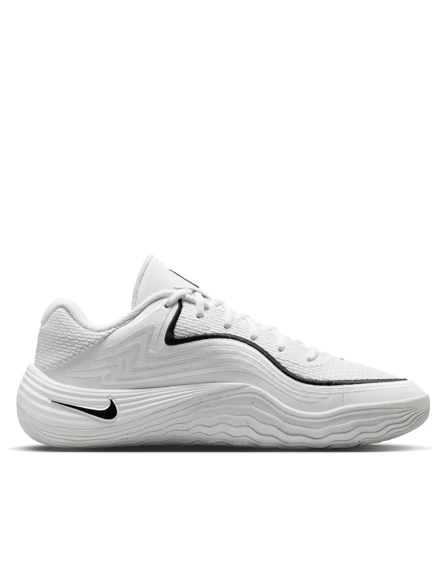 Кроссовки Nike Precision 8 Low 'White Black' — изображение 2 из 7, белый