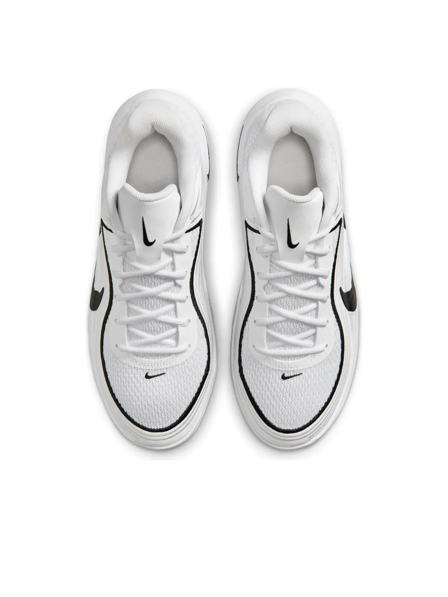Кроссовки Nike Precision 8 Low 'White Black' — изображение 3 из 7, белый