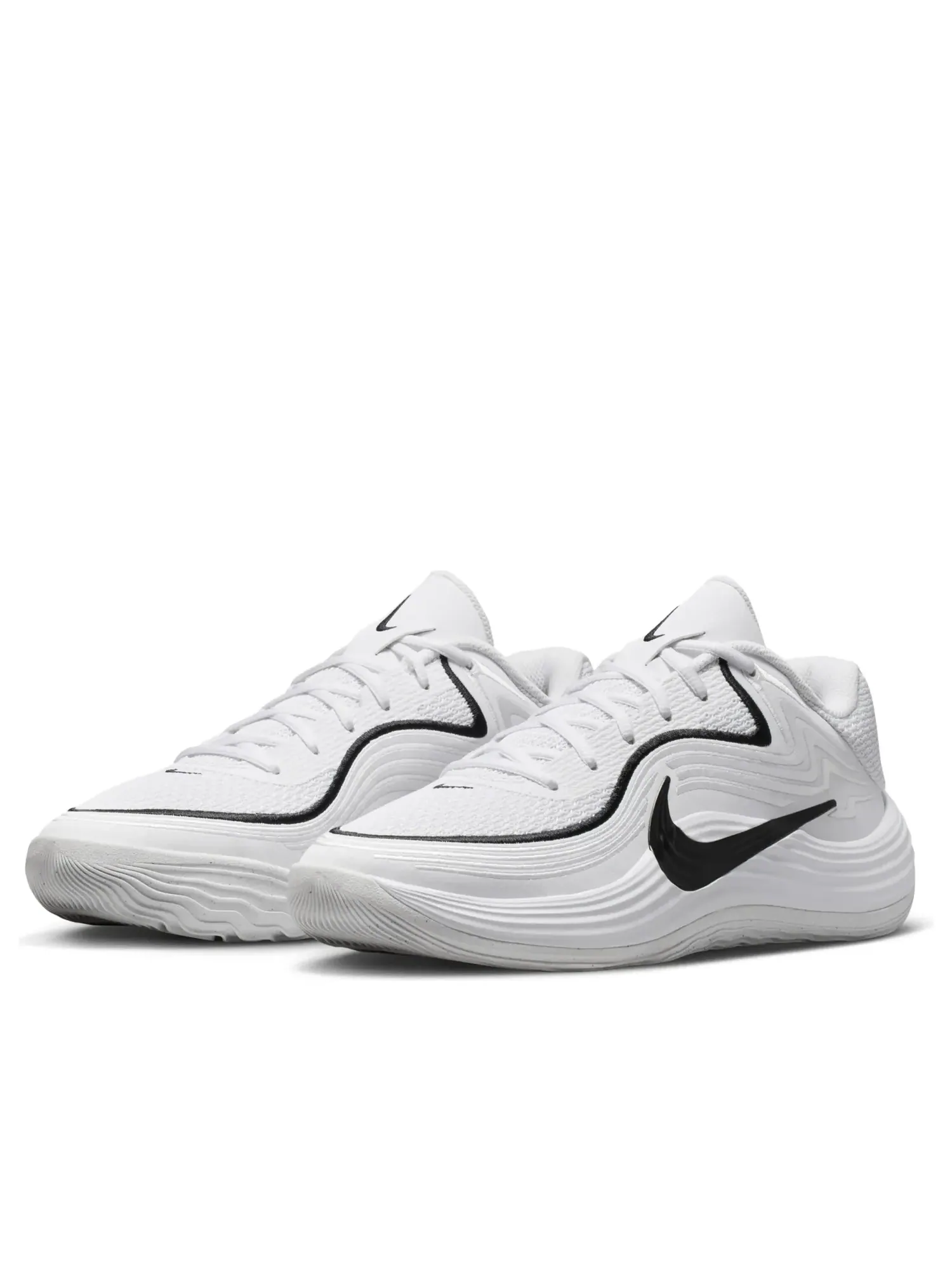 Кроссовки Nike Precision 8 Low 'White Black' — изображение 5 из 7, белый