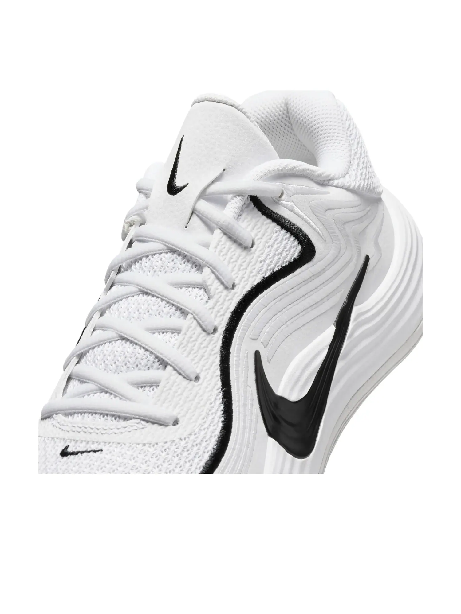 Кроссовки Nike Precision 8 Low 'White Black' — изображение 6 из 7, белый