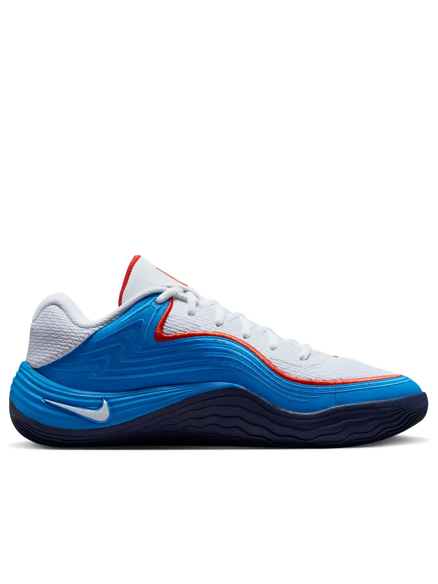 Кроссовки Nike Precision 8 Low 'White Light Photo Blue' — изображение 2 из 6, белый