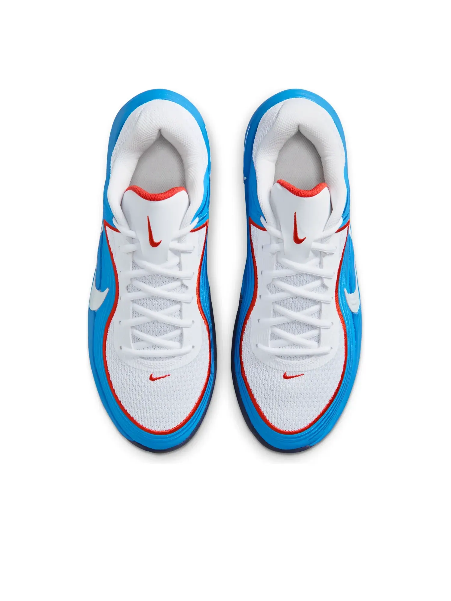 Кроссовки Nike Precision 8 Low 'White Light Photo Blue' — изображение 3 из 6, белый