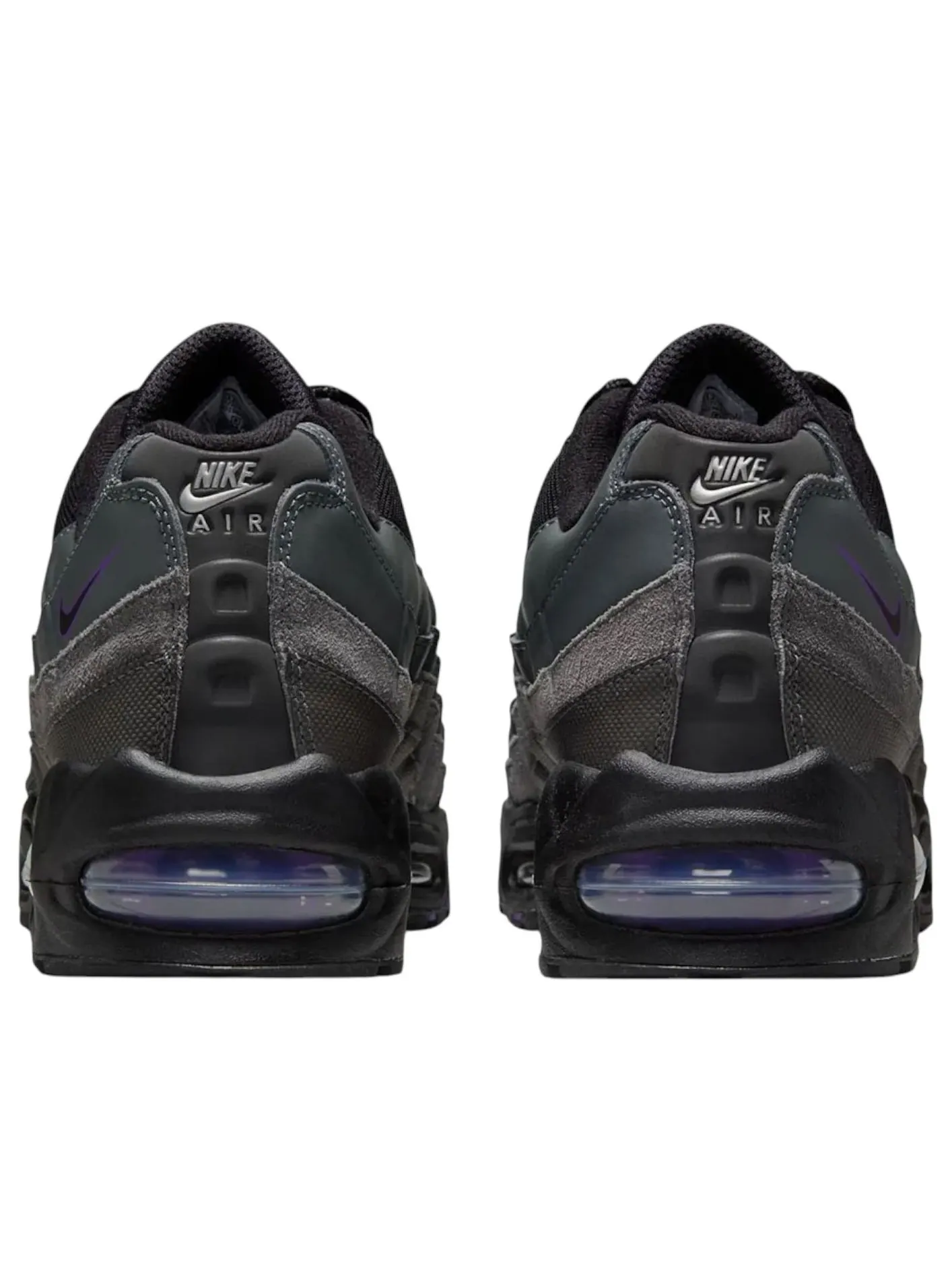 Кроссовки Nike Air Max 95 'Black Grey Purple' — изображение 4 из 6, черный