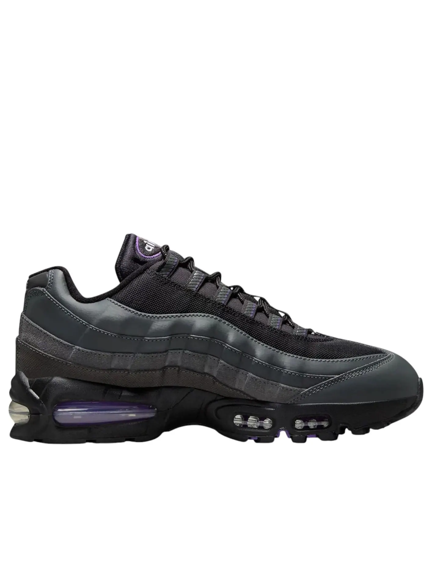Кроссовки Nike Air Max 95 'Black Grey Purple' — изображение 6 из 6, черный