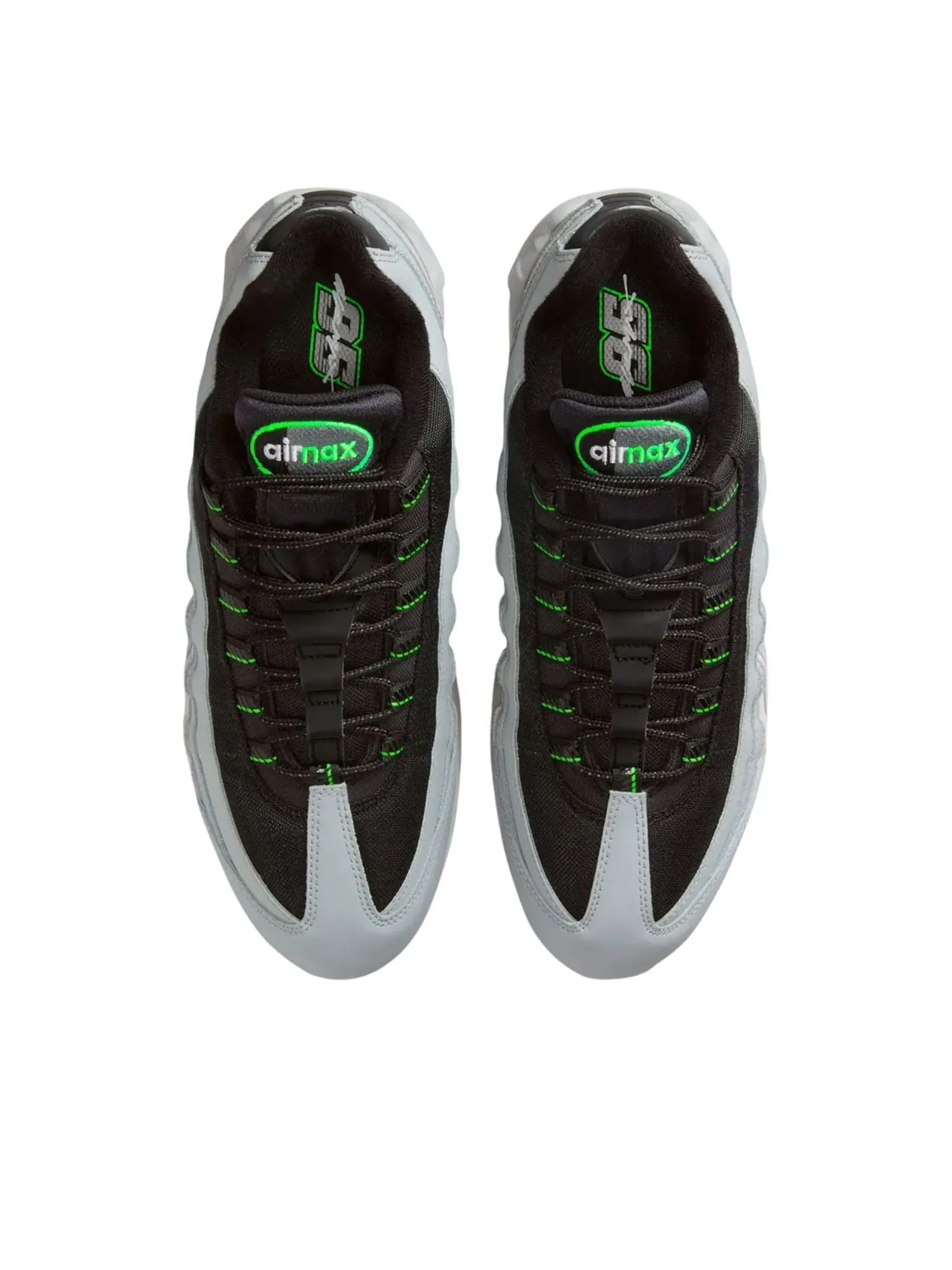 Кроссовки Nike Air Max 95 'Sliver Black Green' — изображение 2 из 6, черный/зеленый