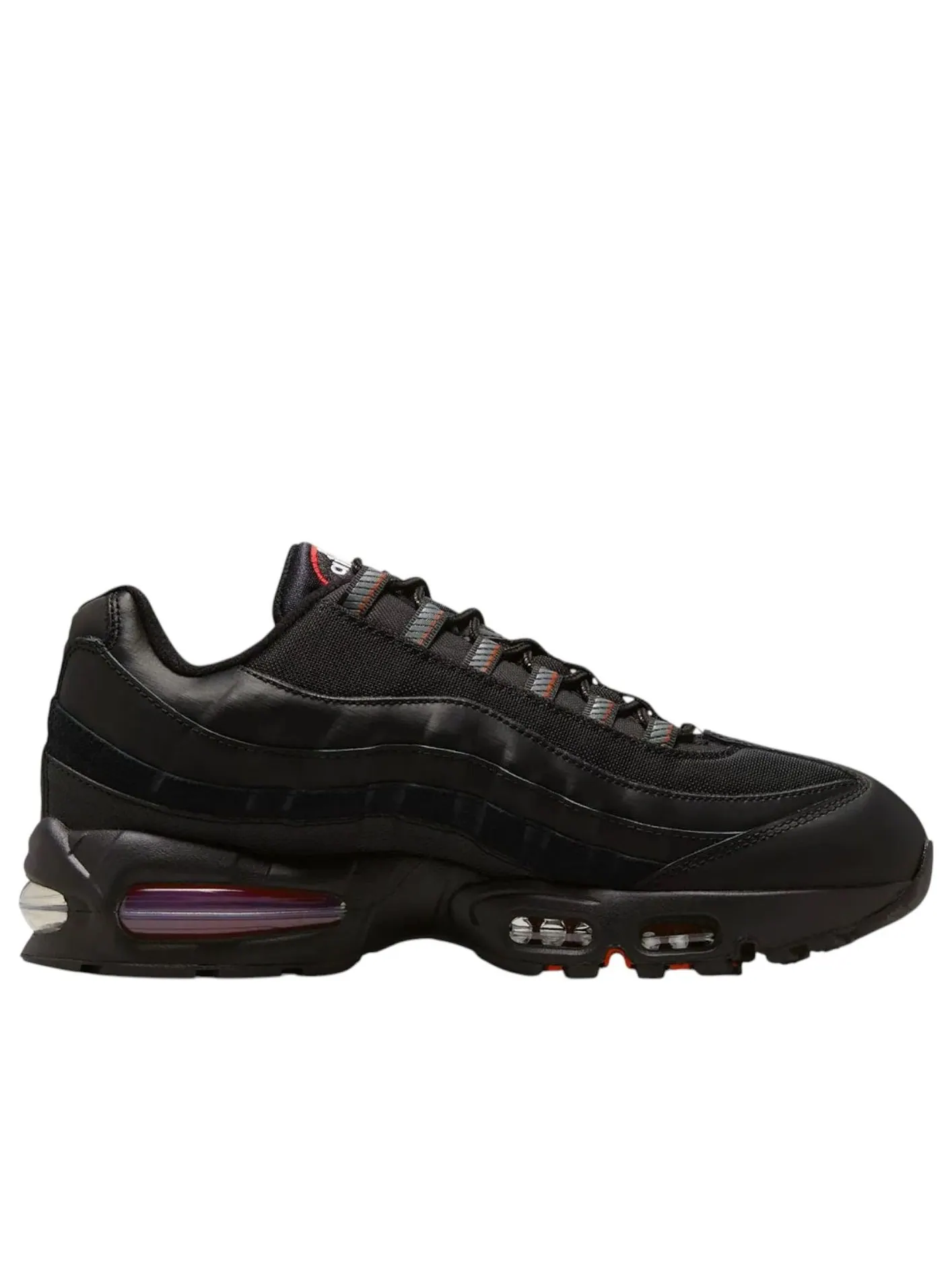 Кроссовки Nike Air Max 95 'Black Red' — изображение 6 из 6, черный