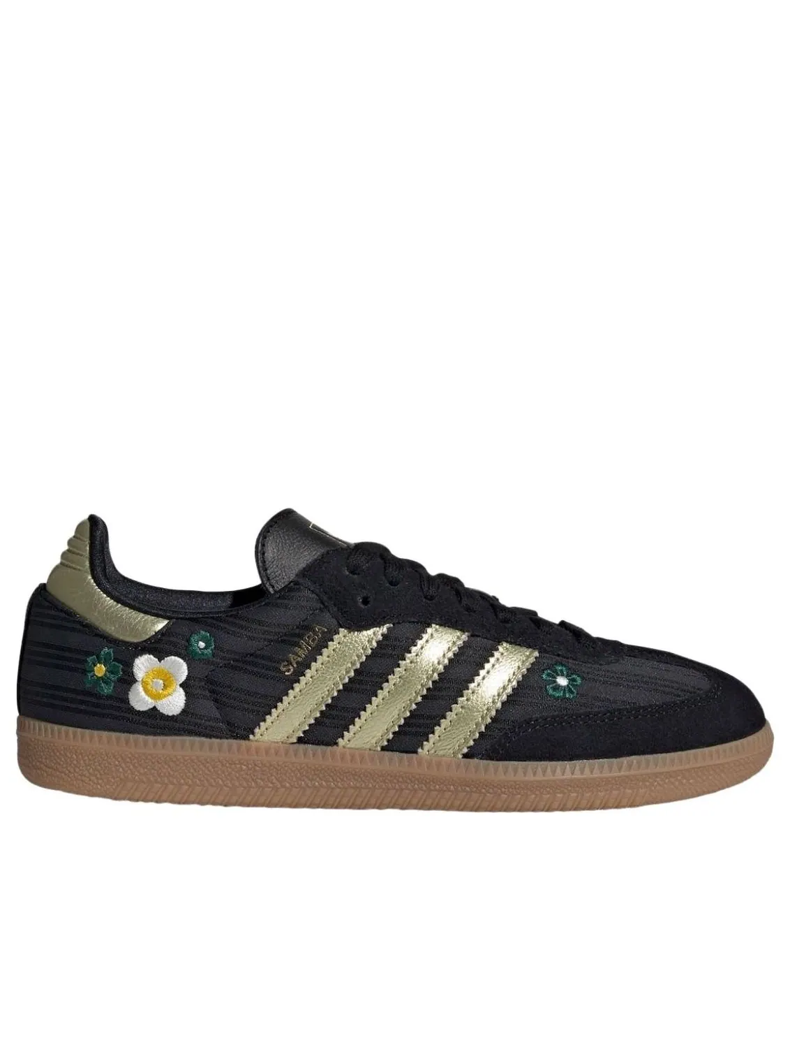 (WMNS) Adidas x Liberty London Samba 'Black Gold' — изображение 2 из 6