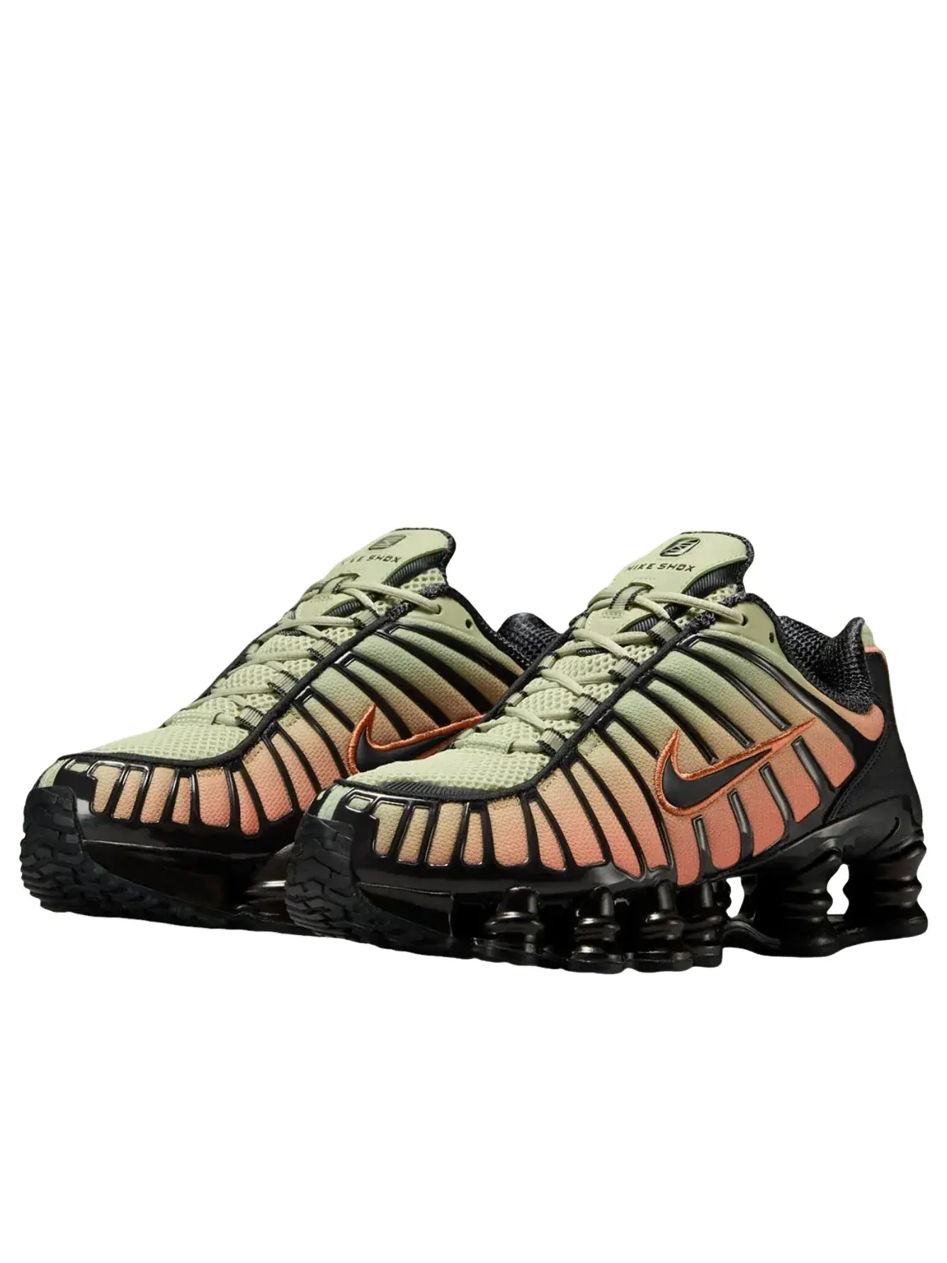 Кроссовки Nike Shox TL Fade 'Off-Noir Olive Aura Orange Frost' IH1336-001 — изображение 2 из 6, мульти