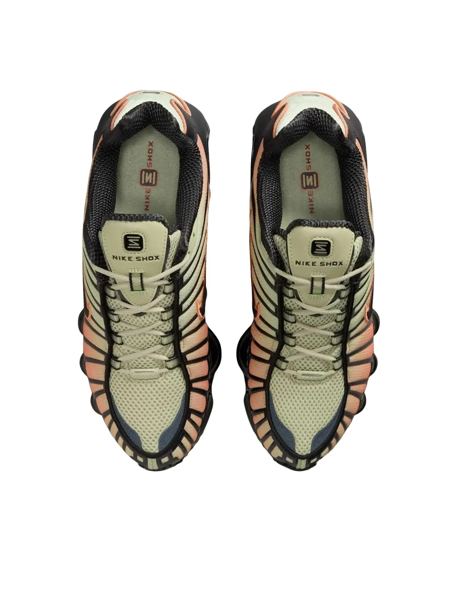 Кроссовки Nike Shox TL Fade 'Off-Noir Olive Aura Orange Frost' IH1336-001 — изображение 3 из 6, мульти