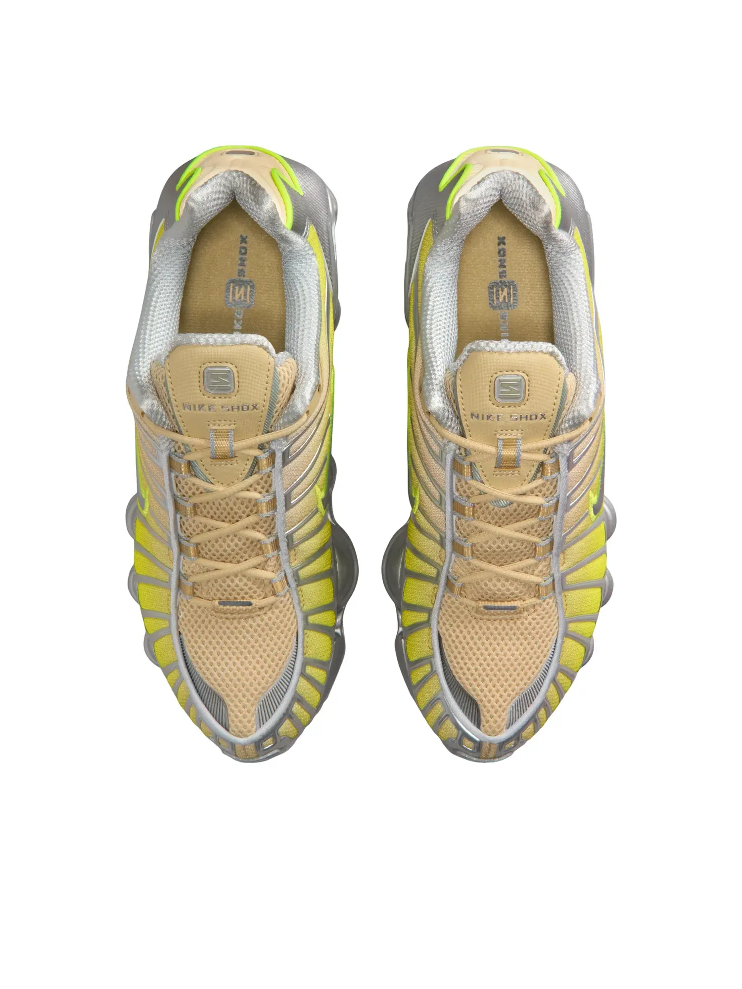 Кроссовки (WMNS) Nike Shox TL Fade 'Team Gold Metallic Silver' — изображение 2 из 6, золото