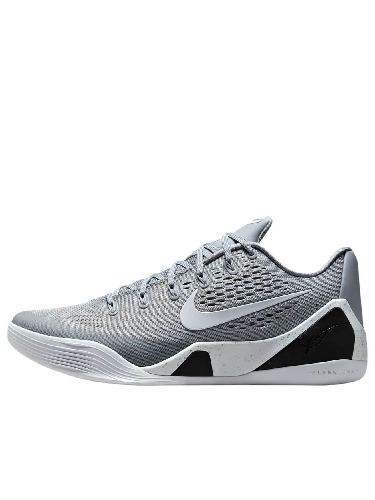 Кроссовки Nike Kobe 9 EM Low Protro 'Wolf Grey' — изображение 1 из 6, серый