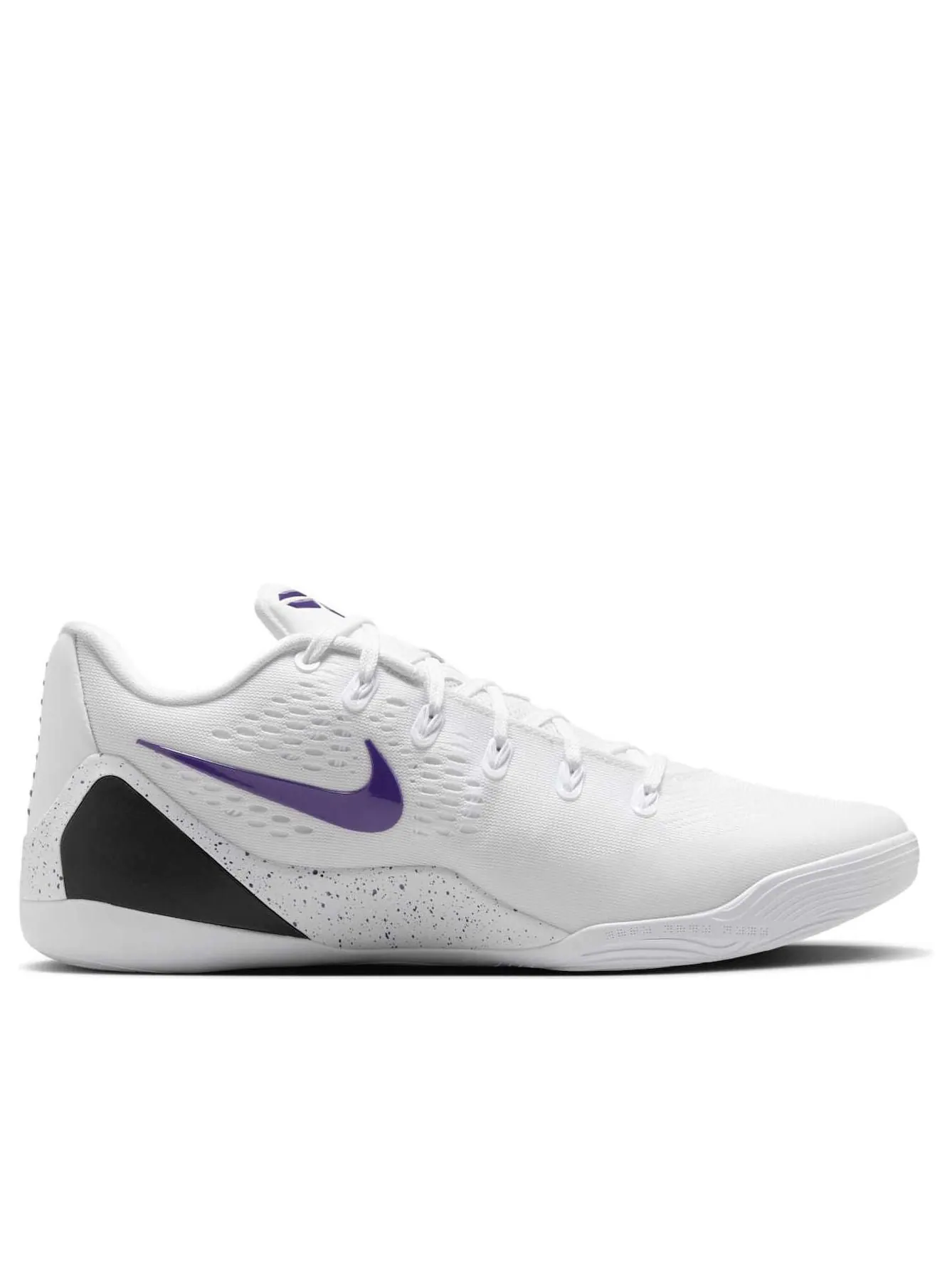 Кроссовки Nike Kobe 9 EM Low Protro 'White Court Purple' — изображение 2 из 6, белый