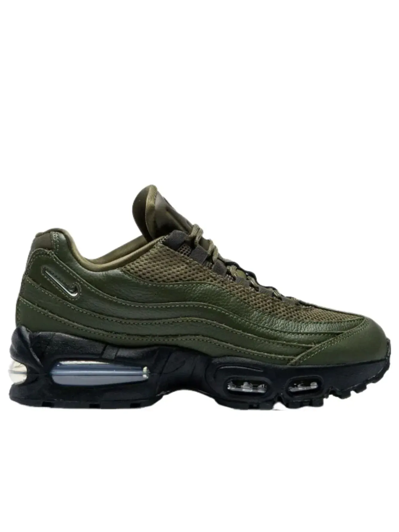 Кроссовки Nike Air Max 95 Big Bubble 'Cargo Khaki Jewel Swoosh' IH1413-300 — изображение 5 из 5, оливковый зеленый