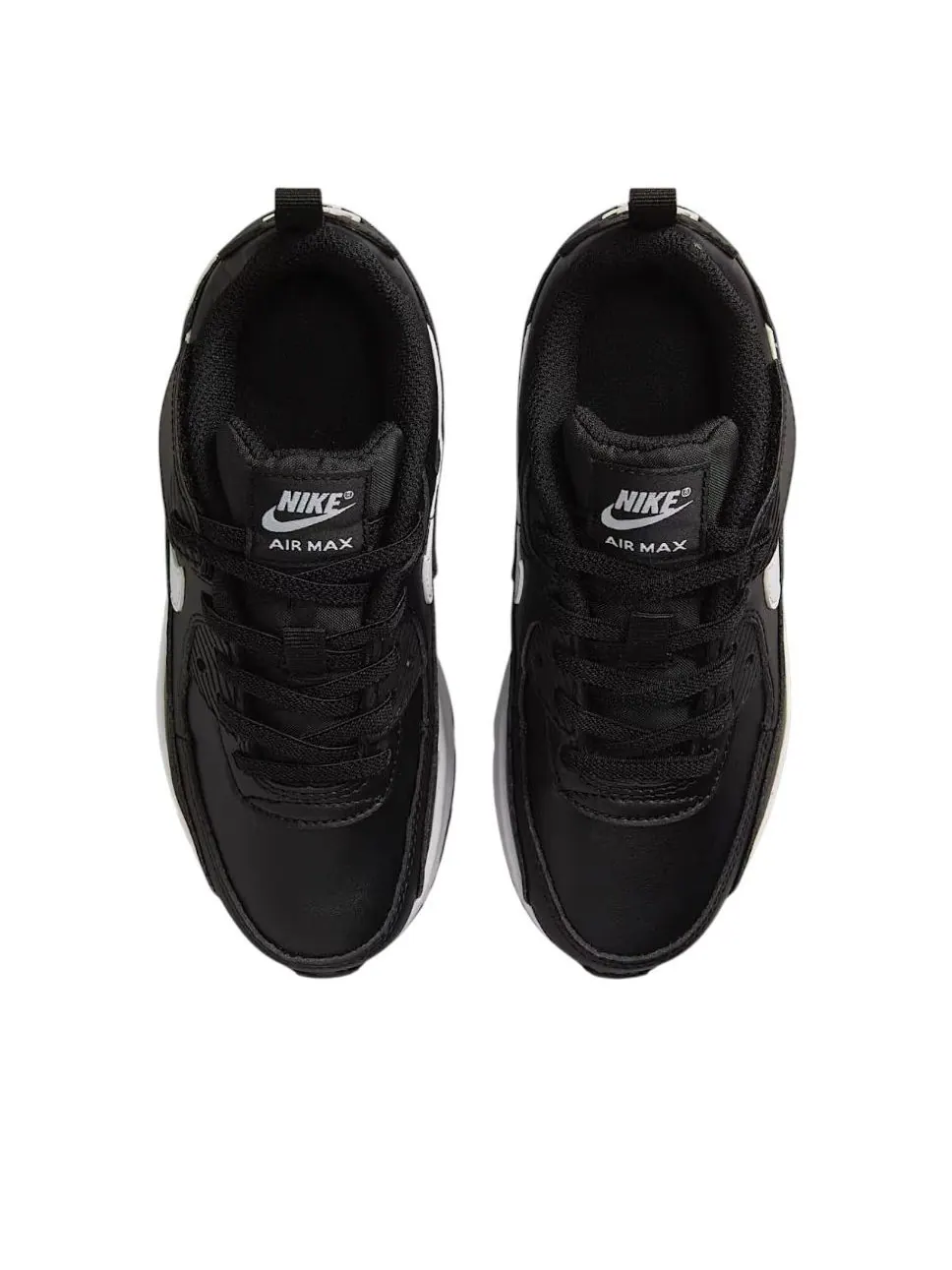 Кроссовки (PS) Nike Air Max 90 Easy-On 'Black White' — изображение 2 из 5, черный